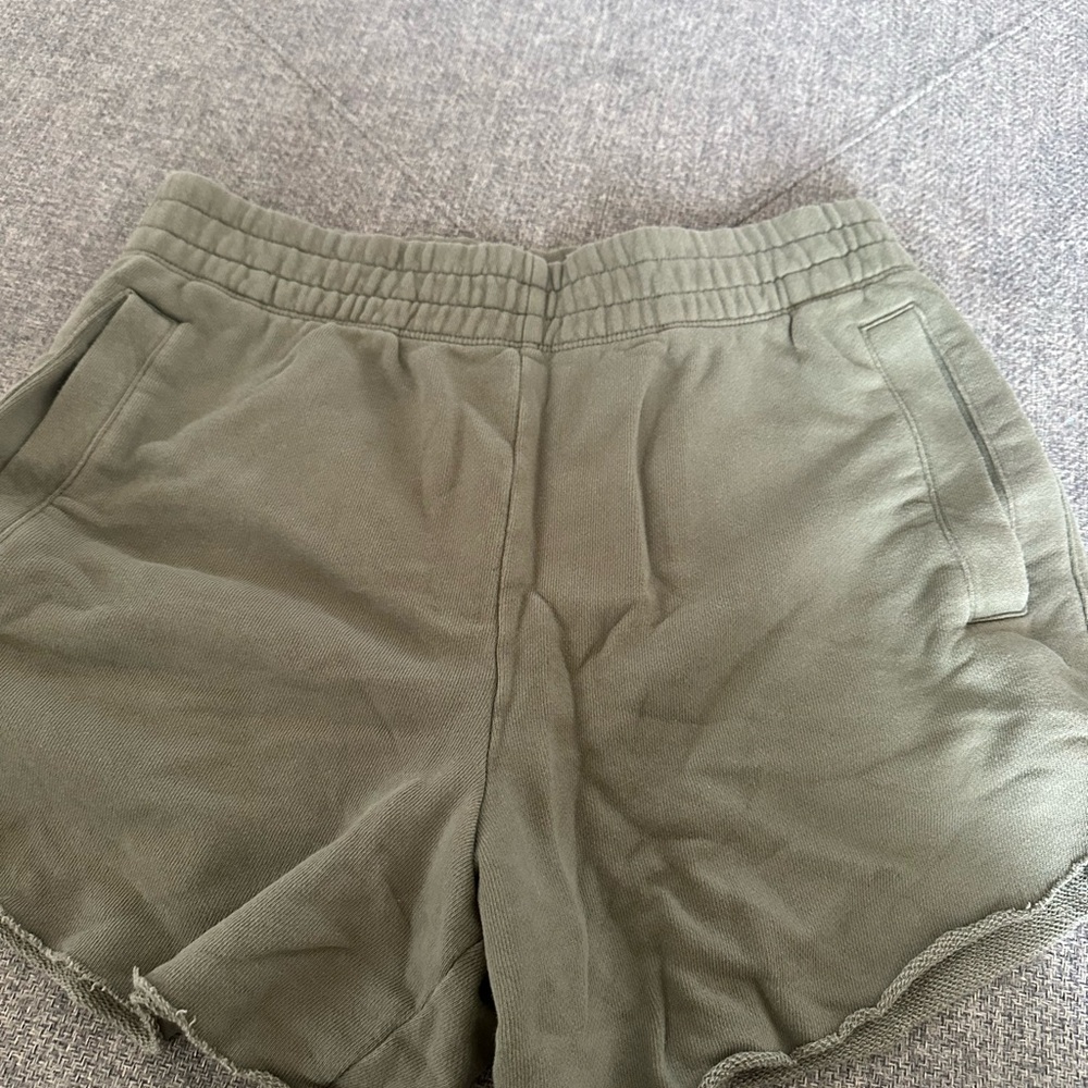 Olive Green Women's Shorts